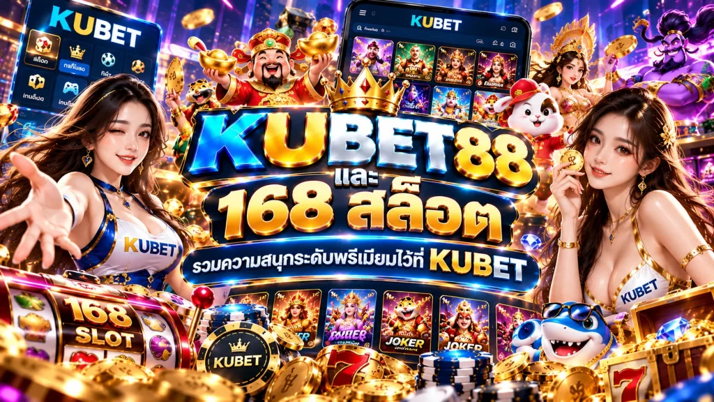 KUBET88 และ 168 สล็อต รวมความสนุกระดับพรีเมียมไว้ที่ KUBET